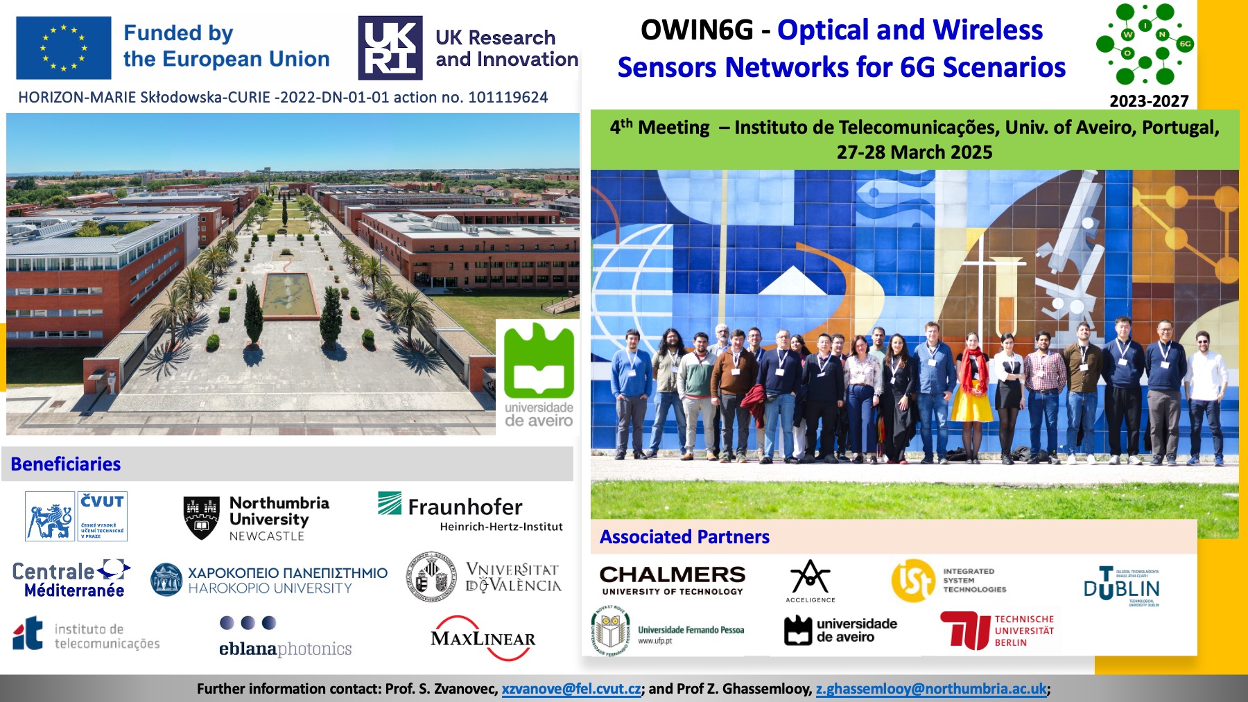 Read more about the article OWIN6G 4th Meeting in Aveiro