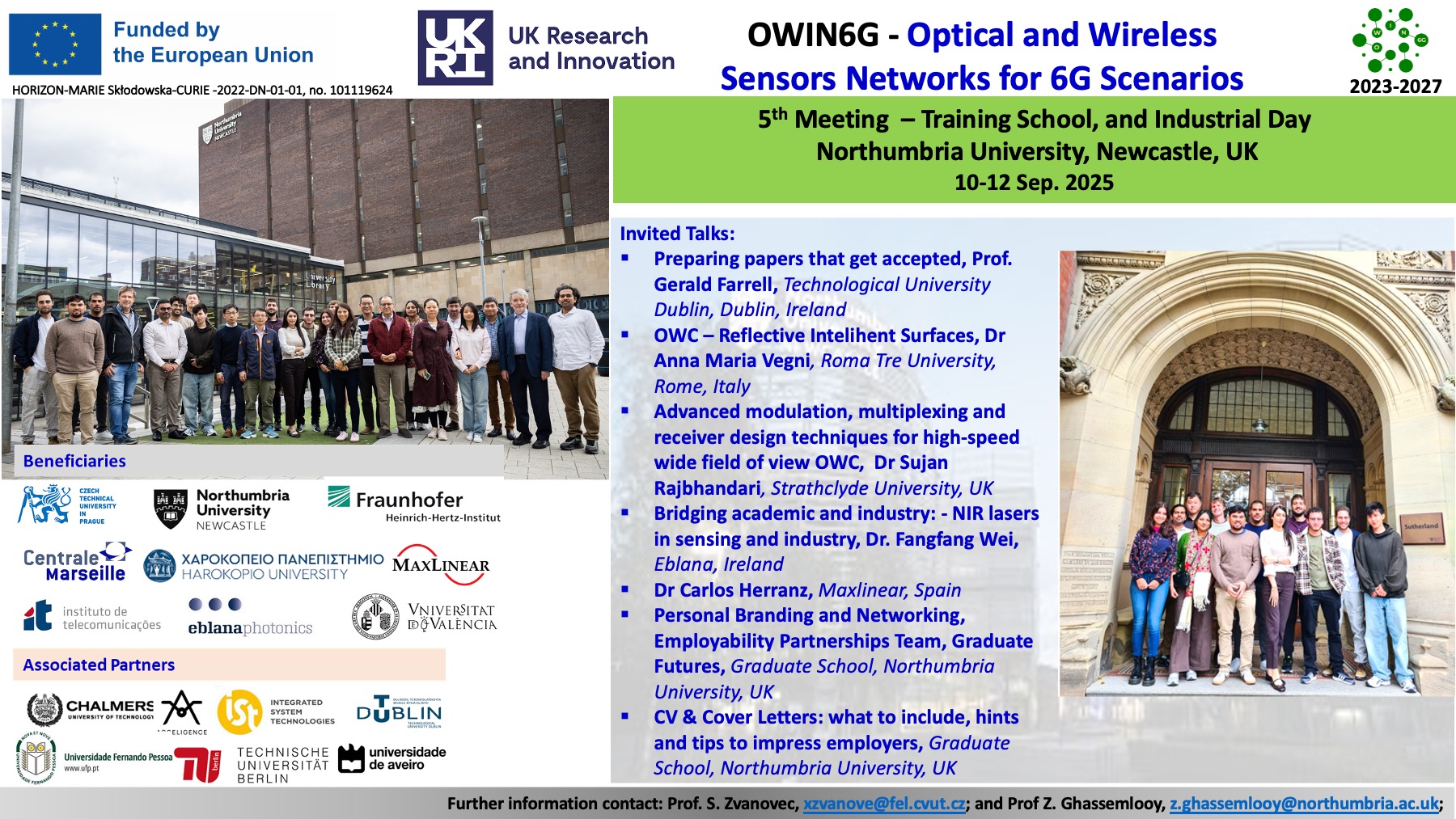 Read more about the article OWIN6G 5th Meeting in Newcastle