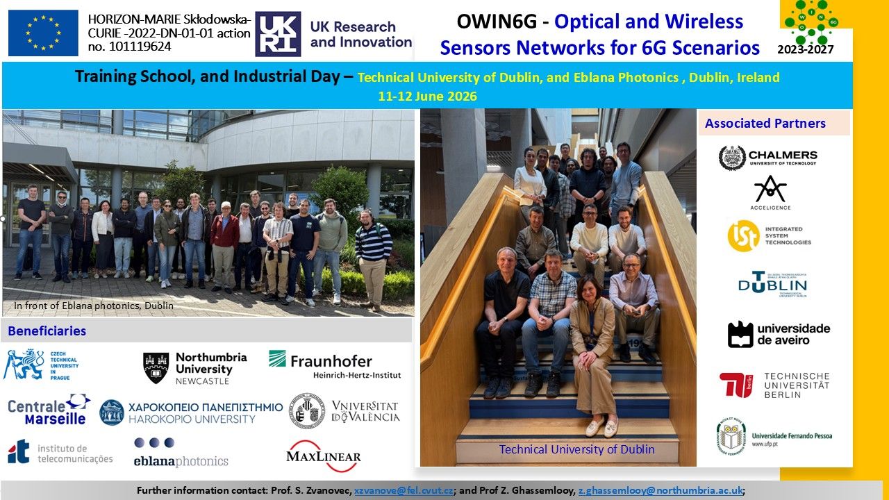 Read more about the article OWIN6G Project Meeting in Dublin – June 2026